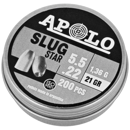 Apolo Slug Star 21 .22, 200 pcs 1.36g/21.0gr (19312)