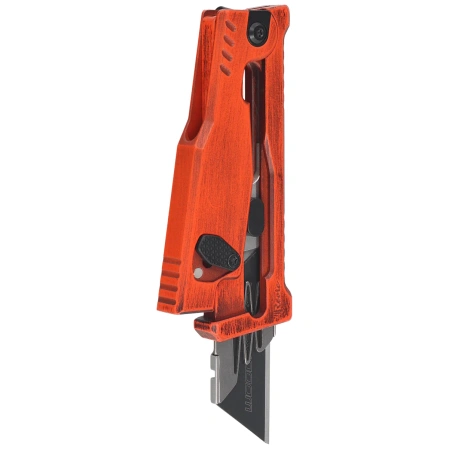 Reate EXO-U V2 Utility Knife Orange Plain Aluminum, Stainless Steel
