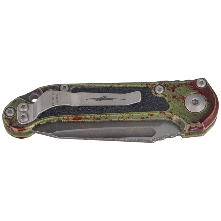 Nóż automatyczny Microtech LUDT Gen III T/E Signature Outbreak Aluminium, Outbreak M390MK by Tony Marfione (1136-1OBS)
