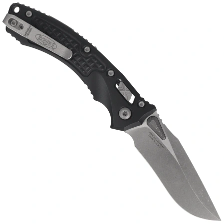 Nóż składany Microtech Amphibian Mini Ram-Lok S/E Frag Black Aluminium, Apocalyptic M390MK by Tony Marfione (137MRL-10APFR)