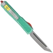 Nóż automatyczny OTF Microtech Ultratech T/E Bounty Hunter Signature Distressed Green Aluminium, Apocalyptic M390 by Tony Marfione (123-10BH)