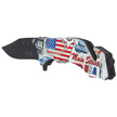 Nóż ratowniczy Herbertz CJH US Flag, Black Blade 420 (44004)