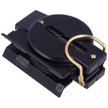 Barbaric Military Metal Compass Lenticular Busol, Black (33105)