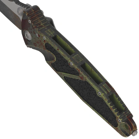 Microtech Socom Elite T/E-M Signature Knife Outbreak Aluminium, Stonewashed M390MK by Tony Marfione (161-1OBS)