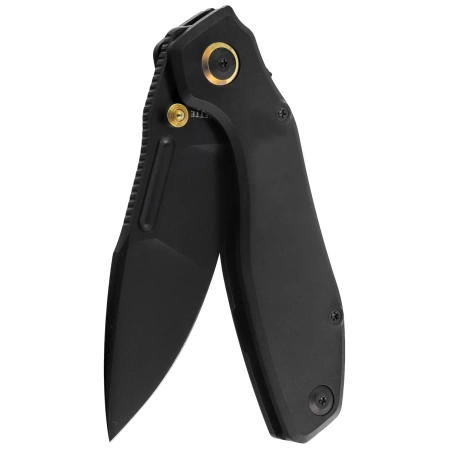 Remette TwoFace Knife Black DLC Titanium, Black DLC M390 (DSTF-D)