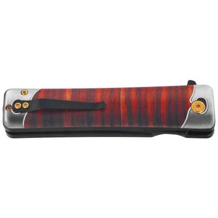 Martinez Albainox Dragon Silver 3D Knife Aluminum, Black 3Cr13MoV (18439)