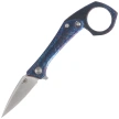 Bestech Duci Knife Flamed Titanium, Satin CPM 20CV by Ostap Hel (BT2605D)