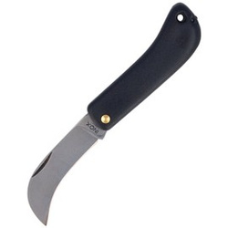 Nóż ogrodniczy okulizak / szczepak / sierpak MAC Black ABS, Satin 1.4028
