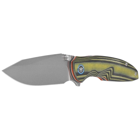 Nóż składany Remette RT-Cool Whale Black / Green G10, Ceramic Sandblasted 14C28N (RTCL-G1)