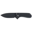 Civivi Button Lock Elementum II Knife Black G10, Black Stonewashed Nitro-V (C18062P-1)
