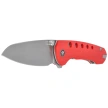 Remette BEE-R w/Titanium Toothpick Knife Red G10, Sandblasted 14C28N