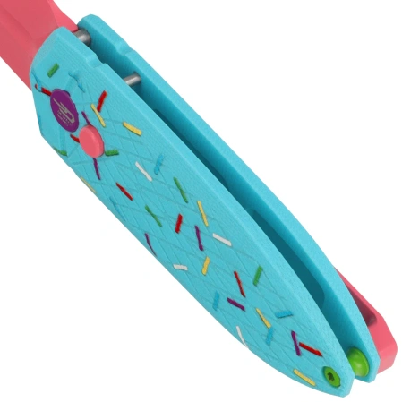 Nóż składany Bestech QUQU Blue/Printed Sprinkle Pattern G10, Pink 14C28N by Gogo (BG57C-1)