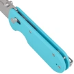 Nóż składany Kubey Bedrock Light Blue G10, Satin D2 (KU505B)