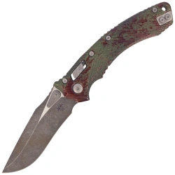 Nóż składany Microtech Amphibian Ram-Lok S/E Outbreak Fluted Aluminium, Outbreak M390MK by Tony Marfione (137RL-1FLOBS)