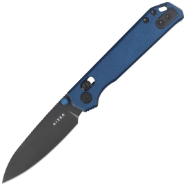 Nóż składany Kizer Begleiter 2.9 CL Blue Aluminium, Matte DLC Ultra CPM S35VN by Azo (Ki3458.2CDA1)