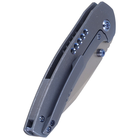 Nóż składany WE Knife Trogon Blue Titanium, Silver Bead Blasted CPM 20CV by Brian Brown (WE22002B-1)