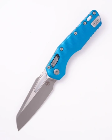 Nóż składany Microtech MSI S/E Black Fluted Blue G10, Apocalyptic M390MK by Tony Marfione (210-10APFLBL)