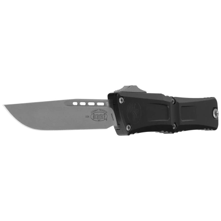 Microtech Combat Troodon Gen III S/E OTF Knife Black Aluminum, Apocalyptic M390MK by Tony Marfione (1143-10AP)