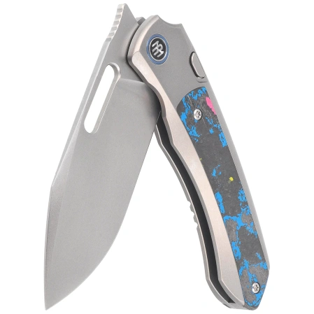 Nóż składany Remette Orca Gray Titanium/Ultimate Warrior CamoCarbon, Pearlescent M390 (ORCAUR)