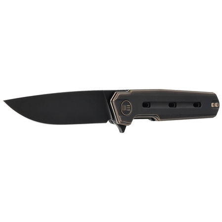 WE Knife Navo Bronze / Black Titanium, Black Stonewashed CPM 20CV by Ostap Hel (WE22026-3)