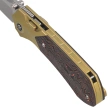 Nóż składany Remette Meteor Gold Titanium/Carbon Fiber, Pearlescent M390 (RTPT-DL)