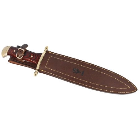 Nóż Muela Podenquero-M Pakka Wood, Satin X50CrMoV15