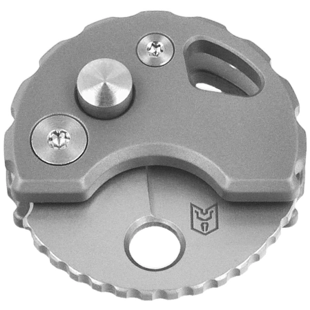 Nóż składany Bestechman Turtle Gray Titanium, Bead Blasted 14C28N (BM20A)