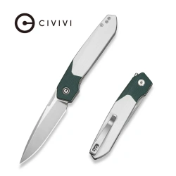 Nóż składany Civivi Brr15 Teal Green / White G10, Satin Nitro-V (C25063-4)