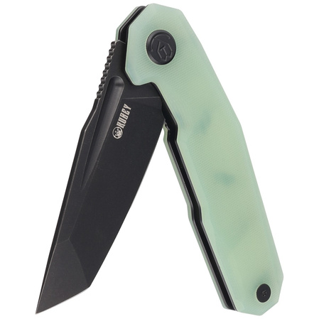 Kubey Carve KB237F Knife Jade G10, Blackwashed AUS-10