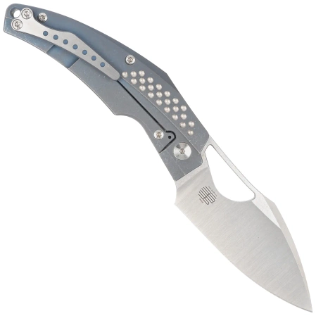 Nóż Reate Baby Machine Blue Titanium, Satin RWL 34 by Tashi Bharucha (Baby Machine BL)