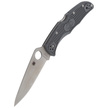 Spyderco Endura 4 FRN Gray Full Flat Plain Knife (C10FPGY)
