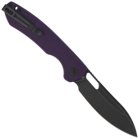 Nóż składany Bestechman Firebird Purple G10, Black PVD Stonewashed D2 (BMK05D)