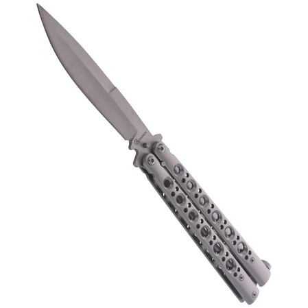 Nóż motylek Martinez Albainox Balisong Steel, Satin Finish (02109)
