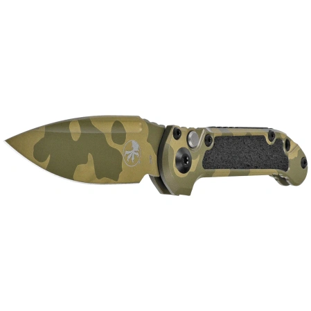 Microtech LUDT Gen III S/E Signature Automatic Knife Bazooka Camo Aluminum, Bazooka Camo M390MK by Tony Marfione (1135-1BOCS-Z4)