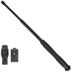 Pałka teleskopowa hartowana ESP Easy Lock 18'', Triangle, Ergonomic czarna (ExBTT-18HE-BK BHT-54)