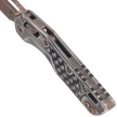 Nóż składany Microtech MSI S/E Signature Brushed Metal Claw Aluminium, Bronze Apocalyptic M390MK by Tony Marfione (210-13APBMCWS)