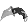 Kubey Wrath Knife Black G10, Beadblasted 14C26N by MUZI Design (KU261A)