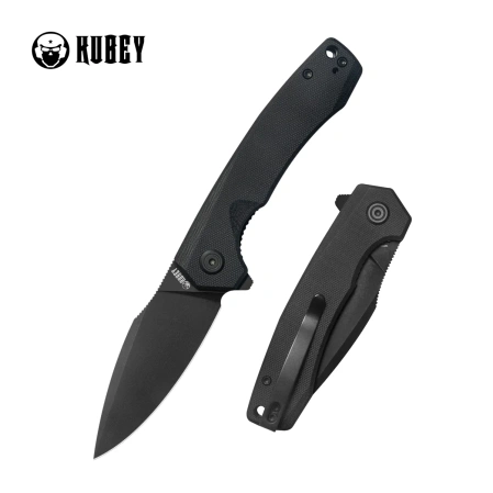 Nóż składany Kubey Calyce Black G10, Blackwashed 14C28N (KU901Y)