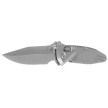 Microtech Socom Ram-Lok S/P-M Marfione Select Knife Slab Side Titanium, Blue HW, Stonewashed M390MK by Tony Marfione (160RLS-10SMS3)