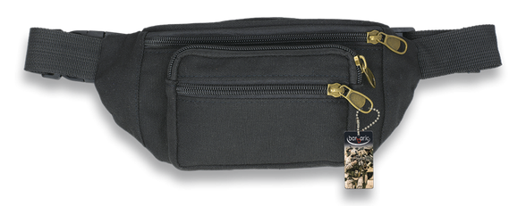 Barbaric Fanny Pack Black Canvas (34931-NE)