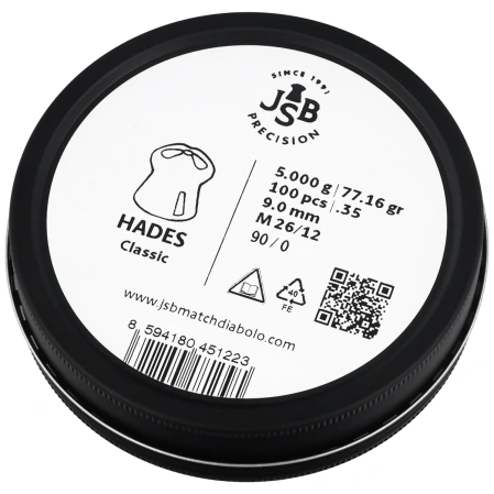JSB Diabolo Hades pellets 9.0 mm, 100 pcs (546294-100)
