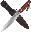 Nóż Muela DG-21C Brown Canvas Micarta, Satin MoVa 1.4116