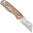 Kizer Uti Bear 2 Knife Brown Micarta, Bead Blasted SK5 / 50Cr15MoV by Azo (V3619JA7)