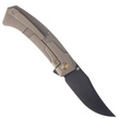 WE Knife Shuddan Bronze Titanium, Black Stonewashed CPM 20CV by Rafal Brzeski (WE21015-3)