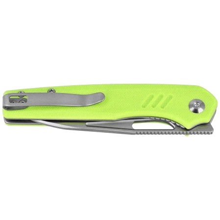 Civivi Guile Knife Fluorescent Green G10, Satin 14C28N by Shawn Ashmore (C24062B-2)