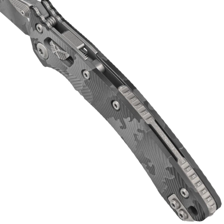 Nóż składany Microtech Amphibian Ram-Lok S/E Urban Camo Aluminium, Urban Camo M390MK by Tony Marfione