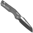 Nóż składany Microtech MSI S/E Fluted Natural Clear Aluminium, Black Cerakote M390MK by Tony Marfione (210-1FLNC)