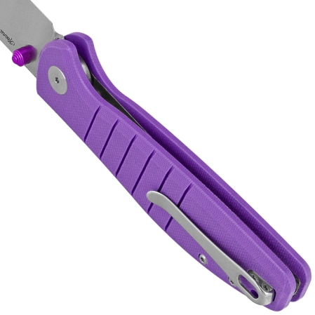 Bestechman Knife Goodboy Purple G10, Satin D2 by Keanu Alfaro (BMK04G)