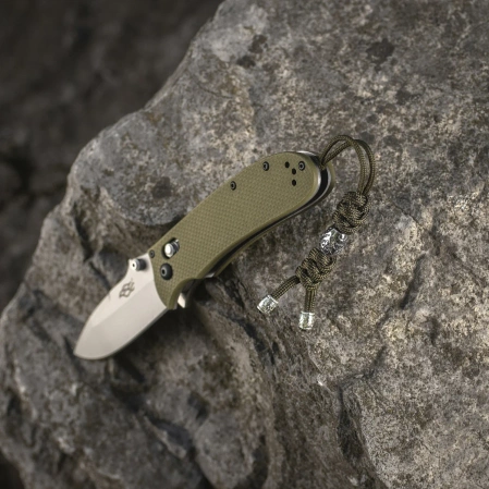 M-Tac knife lanyard Zeus Stainless Steel Olive paracord (TMLZSSS-OD)