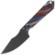 Kizer Mini Harpoon Knife Multicolored G10, Black CPM 3V by Maverick Customs (1040S6)